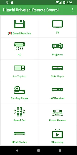Hitachi Remote Control