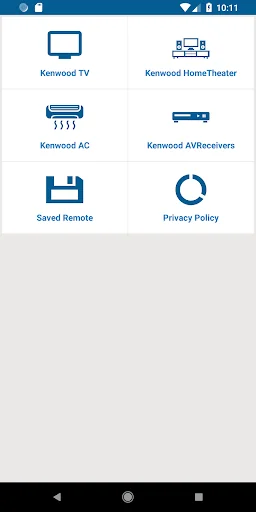 Kenwood Universal Remote screenshot 1