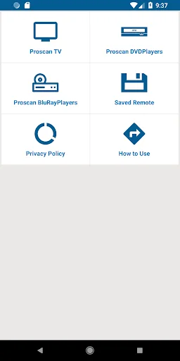 Proscan TV Remote