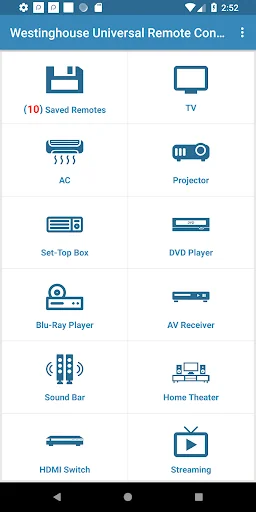 Westinghouse TV Remote