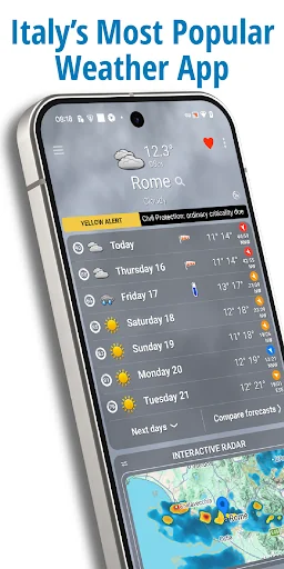 TheWeather: weather forecast screenshot 1