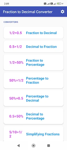 Fraction to Decimal Converter
