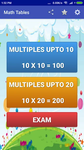 Maths Multiplication Tables