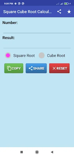 Square Cube Root Calculator screenshot 1