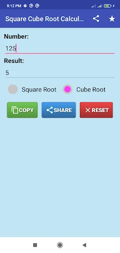 Square Cube Root Calculator screenshot 3