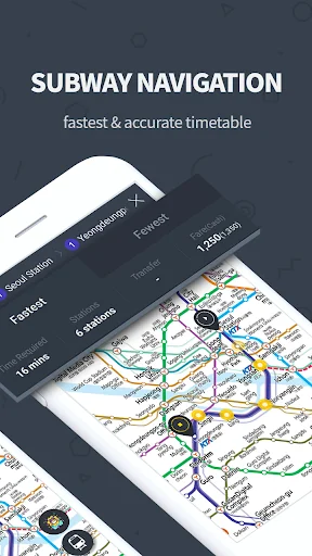 Subway Korea(route navigation) screenshot 2