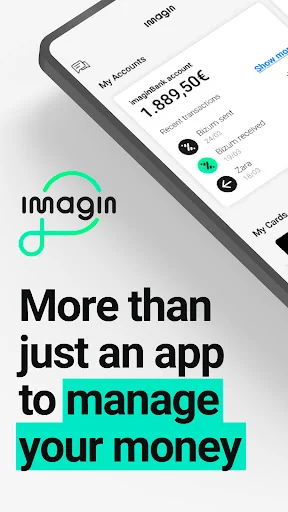imagin: Mobile Bank, Finances screenshot 1