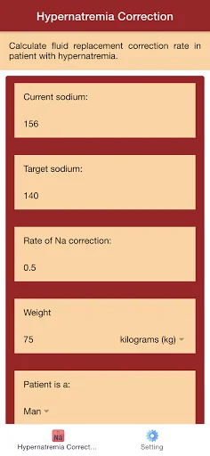 Hypernatremia Correction Rate