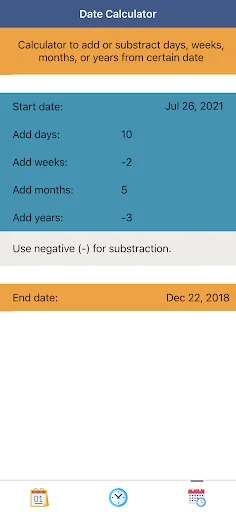 Date Calculator Plus screenshot 3