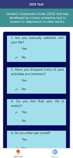 Geriatric Depression Test
