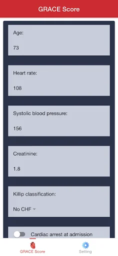 GRACE Risk Score