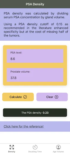 Urology PSA Calculator Pro