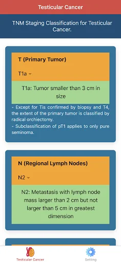 Testicular Cancer Staging