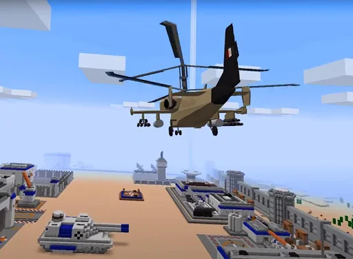 Helicopters Mod Addon for mcpe