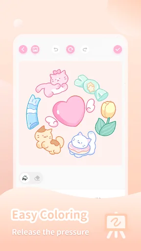 Lovelycolor-Art&Coloring books screenshot 2