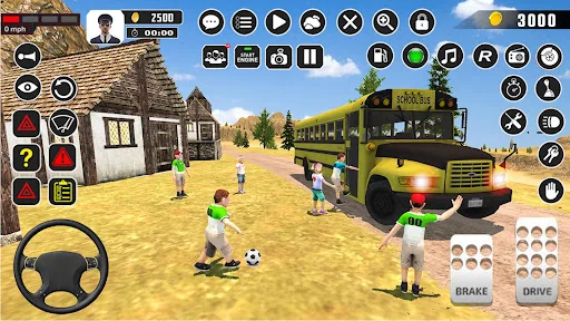 Offroad School Bus Driver Game screenshot 3