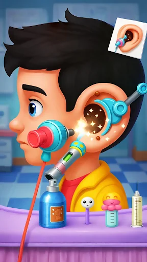 Ear Kids Doctor ASMR Game