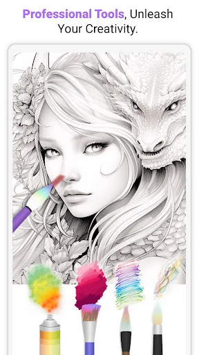 InColor: Coloring & Drawing screenshot 4