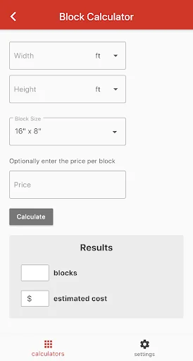 Block Calculator
