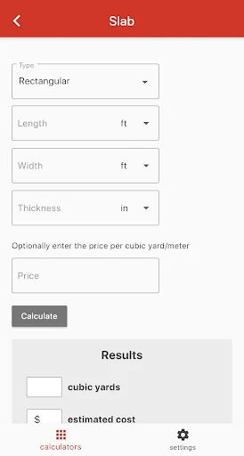 Concrete Calculator