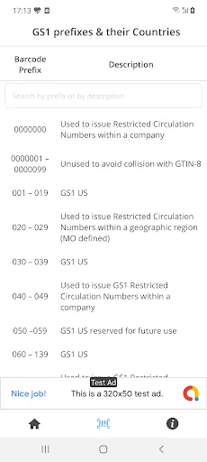 MadeIn Country Barcode Info