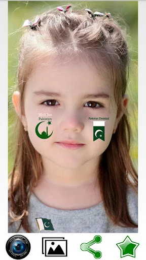 Paint Flag On Face