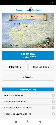 English Way Santiago Guide