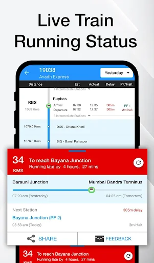 Indian Railway Timetable Live