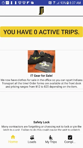 Indiana Transport Driver App