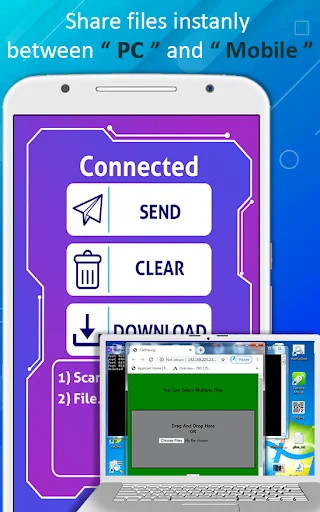 transfer files from phone to p screenshot 2