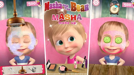 Masha and the Bear: Salon Game screenshot 1