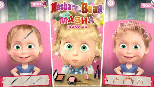 Masha and the Bear: Salon Game screenshot 2