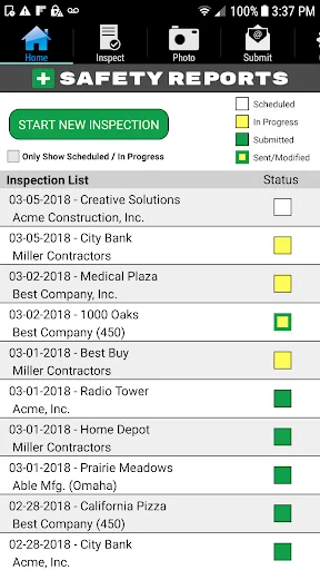 Safety Reports Inspection | SR screenshot 1