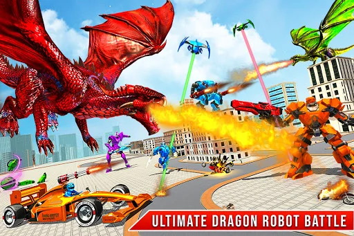 Dragon Robot - Car Robot Game screenshot 3
