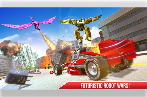 Dragon Robot - Car Robot Game screenshot 4