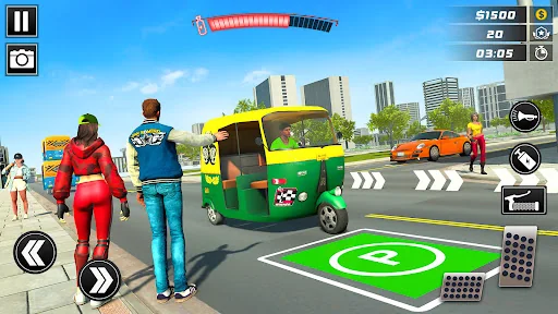 Tuk Tuk Car Racing