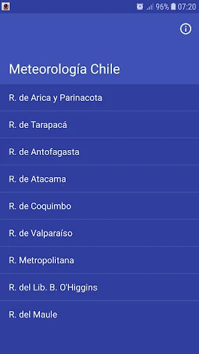 Meteorología Chile screenshot 1