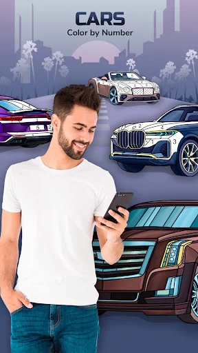 Cars Coloring by Number