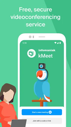 Infomaniak kMeet screenshot 1