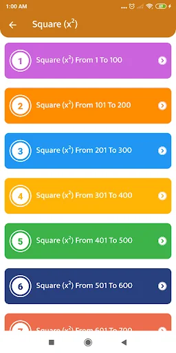 Square, Cube, Root & Factorial screenshot 2
