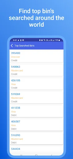 Cards Information Finder screenshot 3