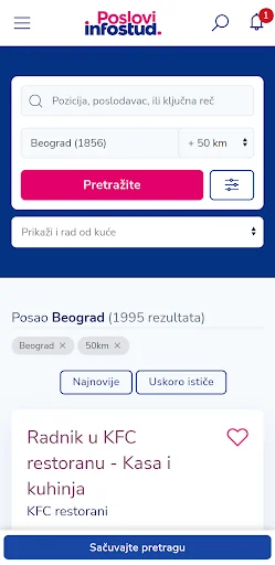 Poslovi Infostud screenshot 1