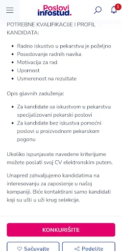 Poslovi Infostud screenshot 4