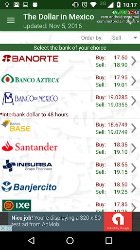 The dollar in mexico screenshot 2