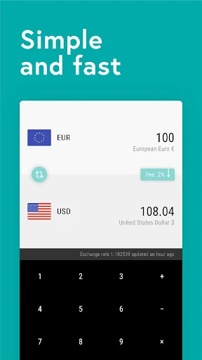 Valuta EX - Currency converter screenshot 1