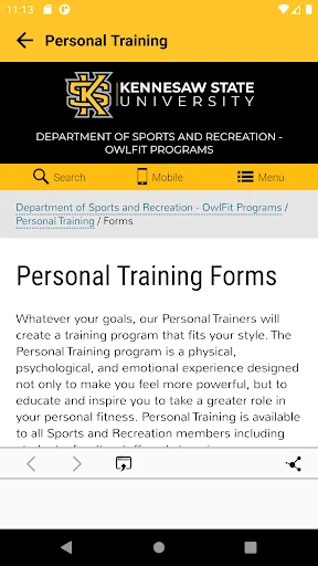 Kennesaw State Sports & Rec