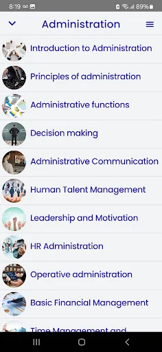 Administration Course