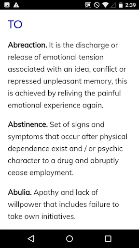 Psychological Dictionary screenshot 2