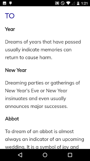 Meaning of Dreams screenshot 2
