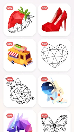inPoly: Poly Art Puzzle screenshot 2